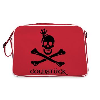 ~ Gold Pieces ~ - Retro Bag - red/white - Back