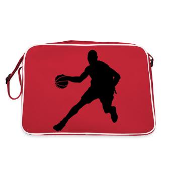 Basket-ball # 1 - Sac Retro - rouge/blanc - Dos
