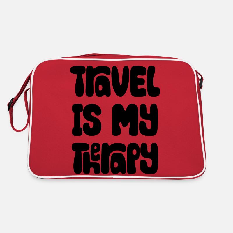Travel Is My Therapy Sac Retro