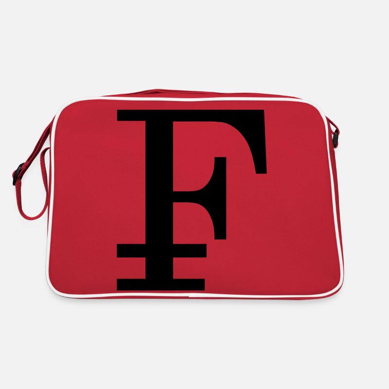Franc suisse, stabilité et sécurité - Sac Retro - rouge/blanc