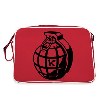 Granate - Sac Retro - rouge/blanc - Dos