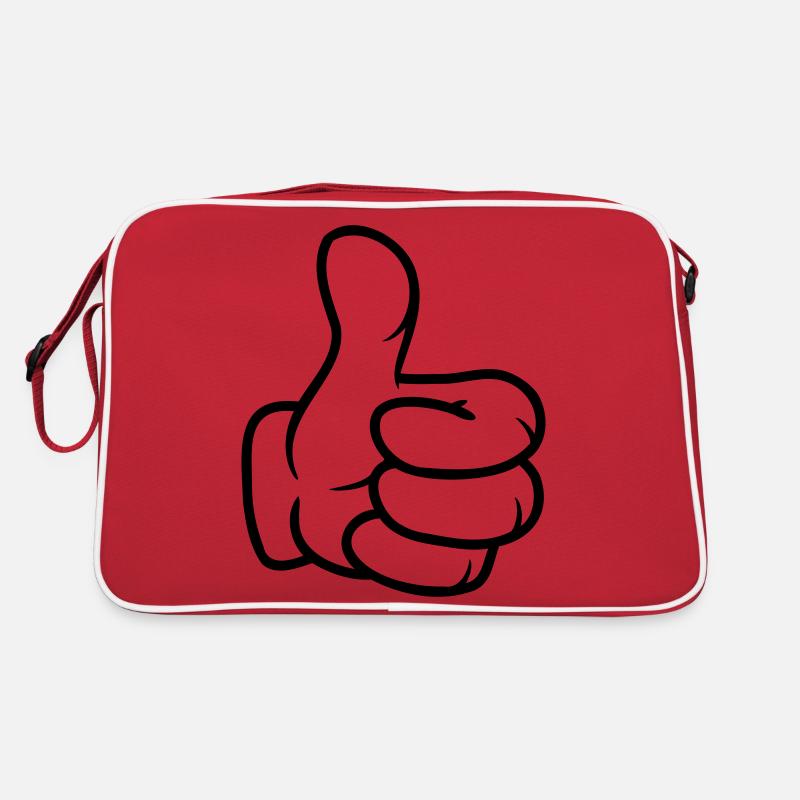 Daumen hoch Comic Hand Retro Tasche
