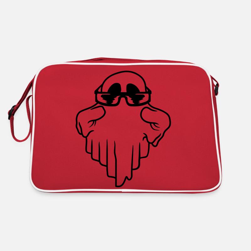 Ghost Sunglasses Comic Halloween Retro Bag