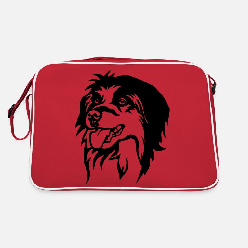 Berger des Pyrénées Kopf Retro Bag