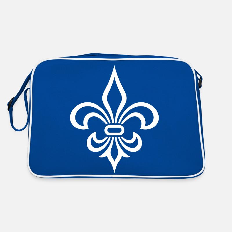 Fleur de Lys-Symbol Retro Tasche