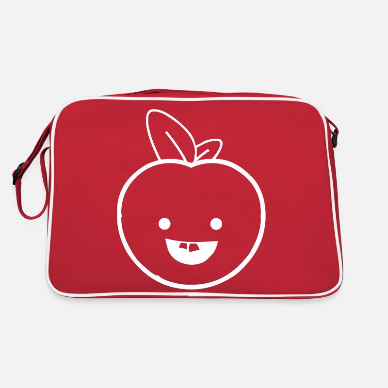 apfel smile Retro Tasche