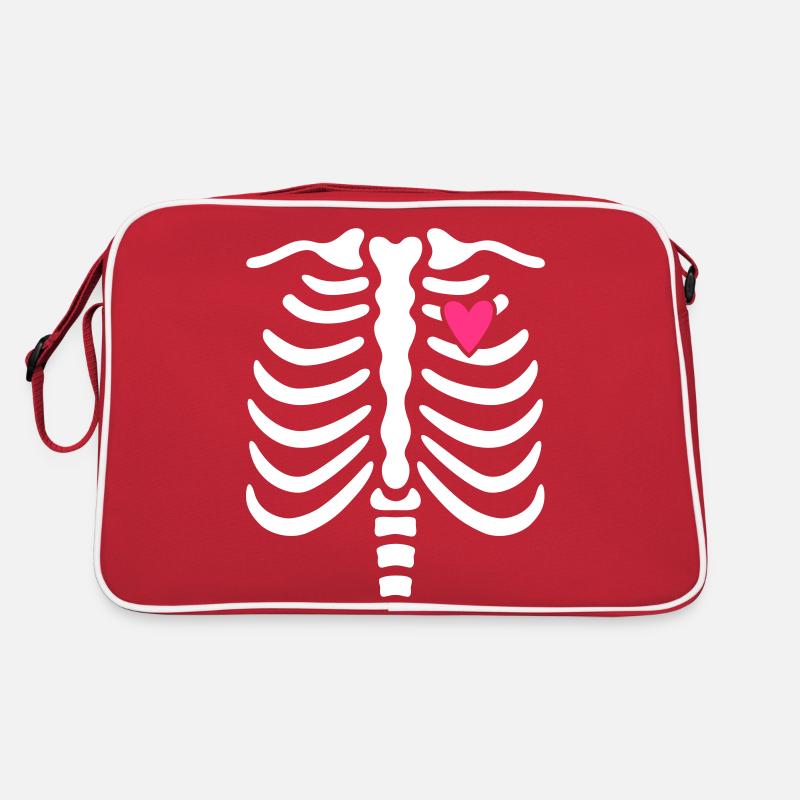 Maternity Skeleton ribcage Retro Tasche