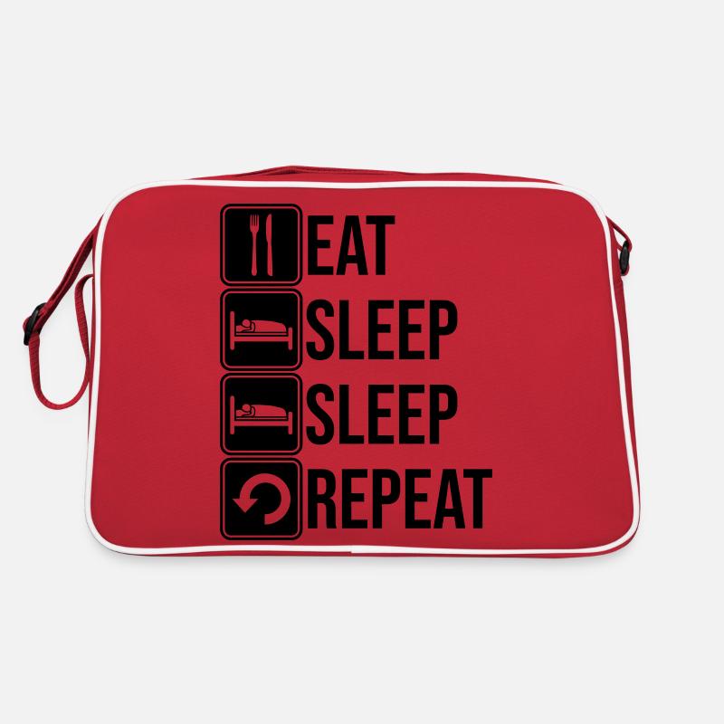 Repeat sleep daily Retro Bag