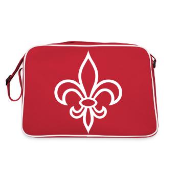 Lys royal français - Sac Retro - rouge/blanc - Dos