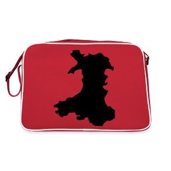Pays de Galles - Sac Retro - rouge/blanc - Dos