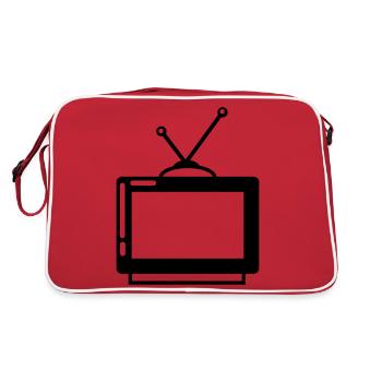 TV - Sac Retro - rouge/blanc - Dos