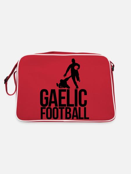gaelic football - Retro Bag - red/white - Back