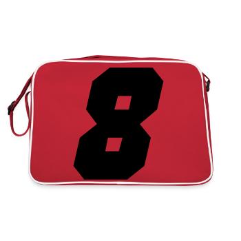 8 - Retro Bag - red/white - Back