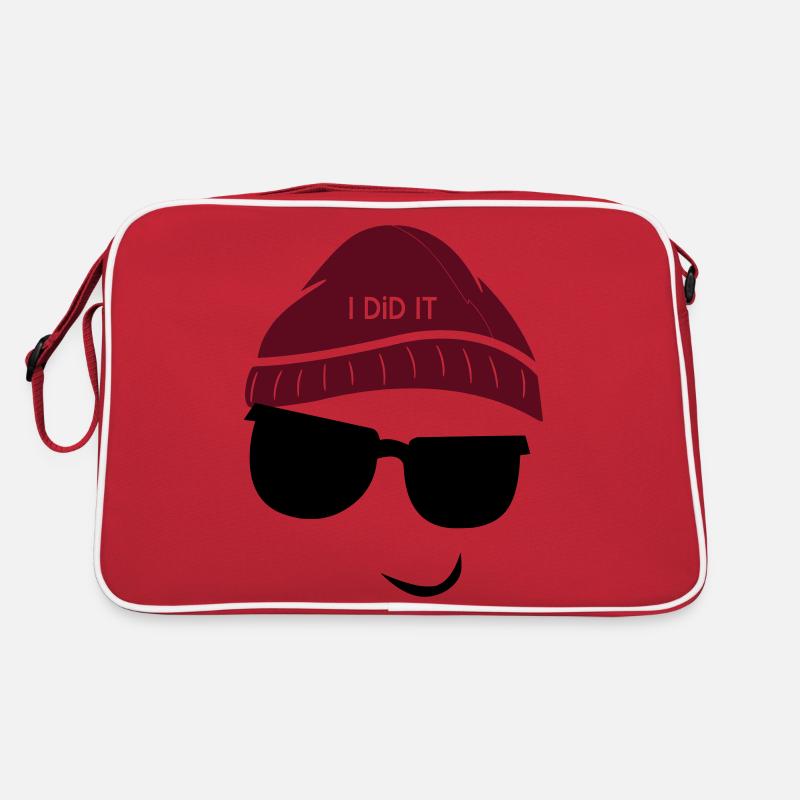 Ich habe es auch getan Retro Tasche