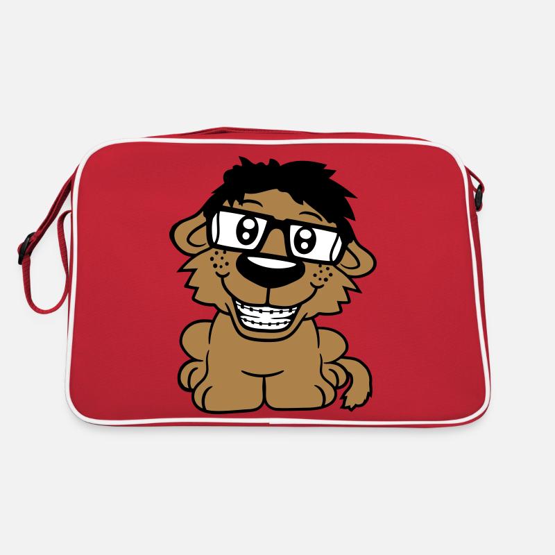 Dog Nerd Hornglasses Geek Braces Smart Funny Retro Bag