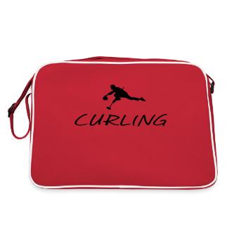 CURLING - Sac Retro - rouge/blanc - Dos