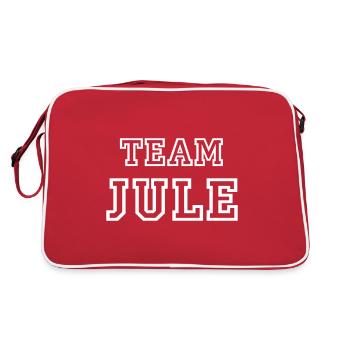 TEAM JULE Nom du chien TeamTricot - Sac Retro - rouge/blanc - Dos