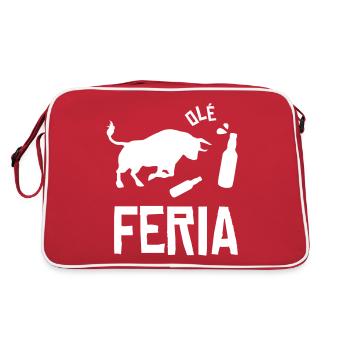 Feria bull alcohol aperitif - Retro Bag - red/white - Back