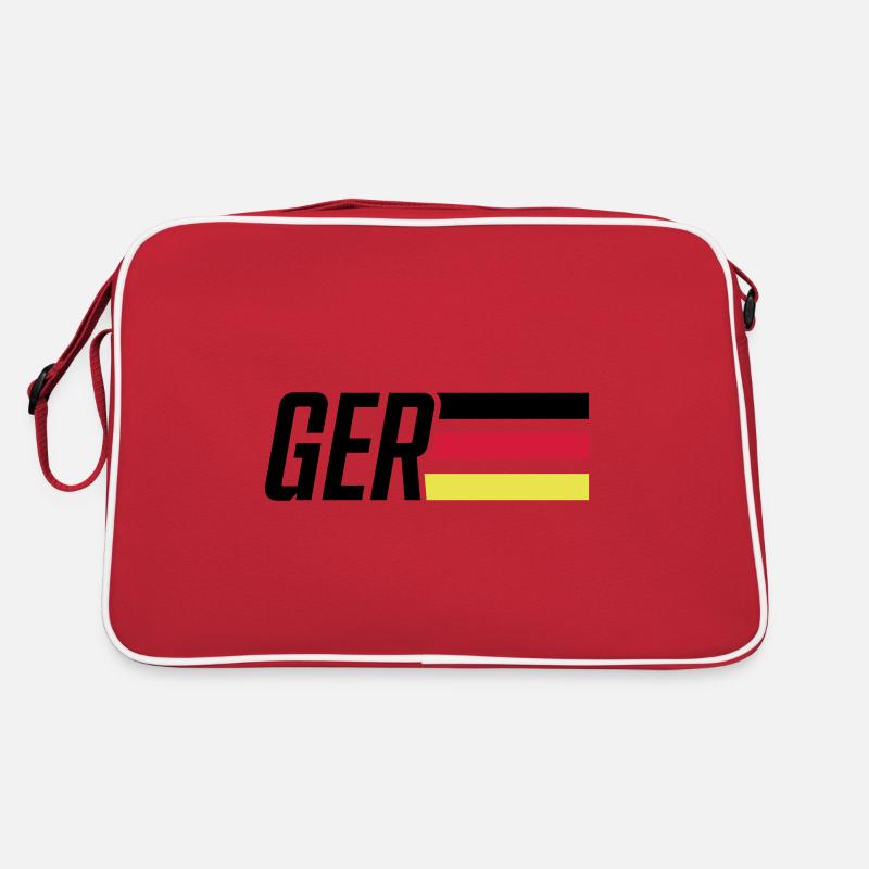 germany flag germany team Retro Bag
