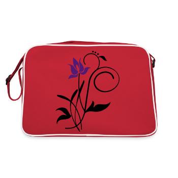 Orchidee / orchid (2c) - Sac Retro - rouge/blanc - Dos