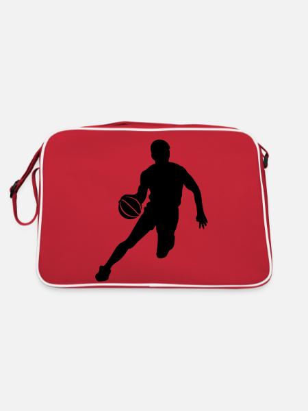 Basketball #6 - Retro Bag - red/white - Back