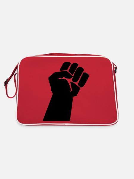revolt fist - Sac Retro - rouge/blanc - Dos