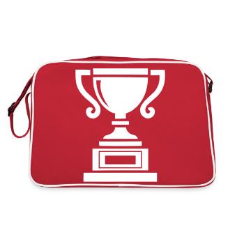 coupe - Sac Retro - rouge/blanc - Dos