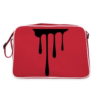 Gouttes - Sac Retro - rouge/blanc - Dos