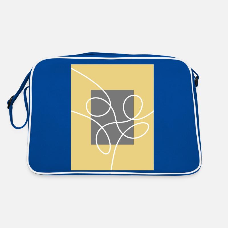 Abstraktes Design Retro Tasche