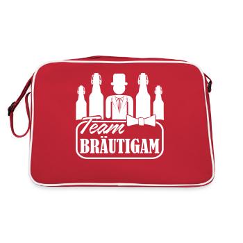 team braeutigam jga - Retro Tasche - Rot/Weiß - Hinten