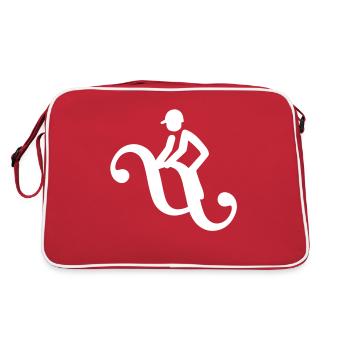 Paragraphenreiter Classic - Retro Bag - red/white - Back