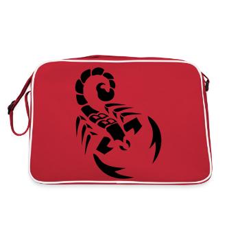 scorpion - Retro Bag - red/white - Back