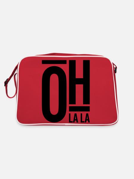 Oh La La - Retro Bag - red/white - Back