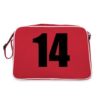 14 - Retro Bag - red/white - Back