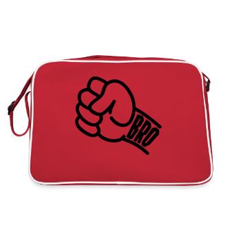 Bro - Retro Bag - red/white - Back