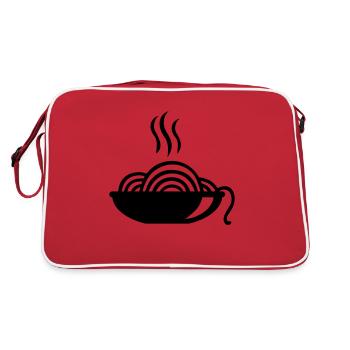 Nouille - Sac Retro - rouge/blanc - Dos