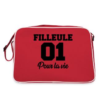 filleule 01 pour la vie - Retro Bag - red/white - Back