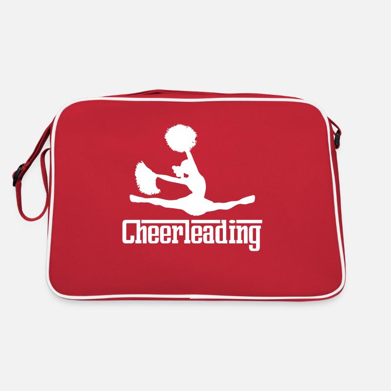 Cheerleading Cheerleader Pompom Puschel Sprung Retro Tasche