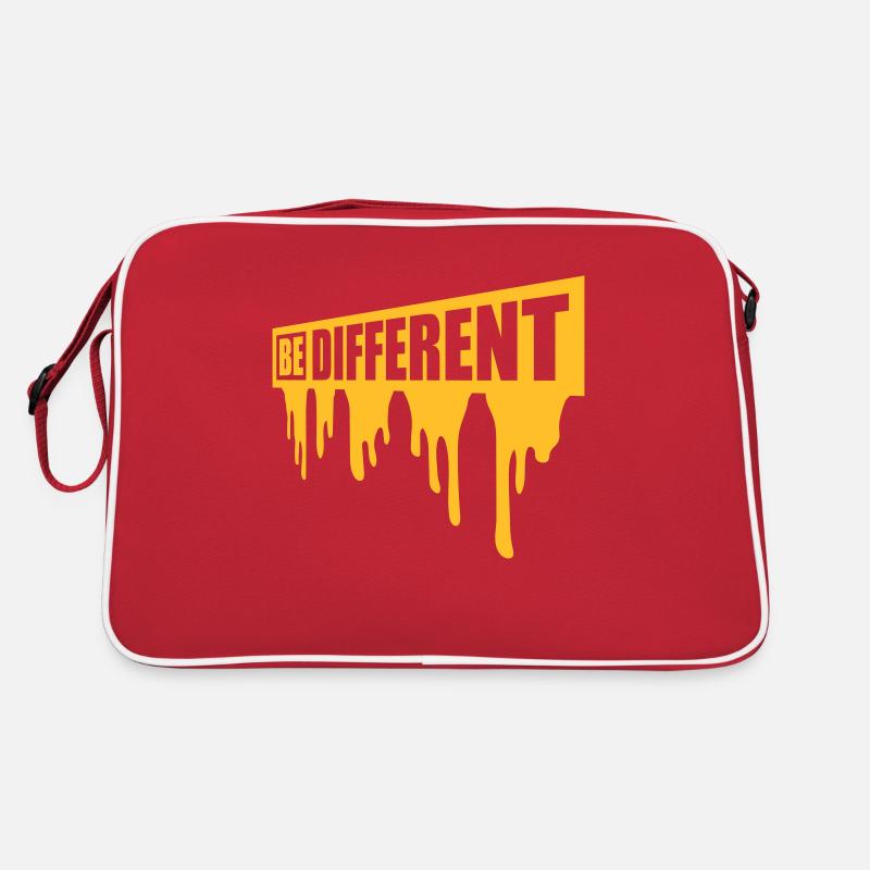 Be different Logo Design Retro Bag