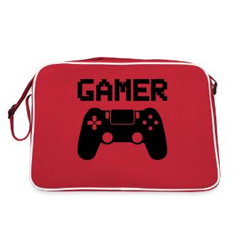 gamer - Retro Bag - red/white - Back