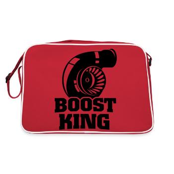 Boost King - Retro Tasche - Rot/Weiß - Hinten