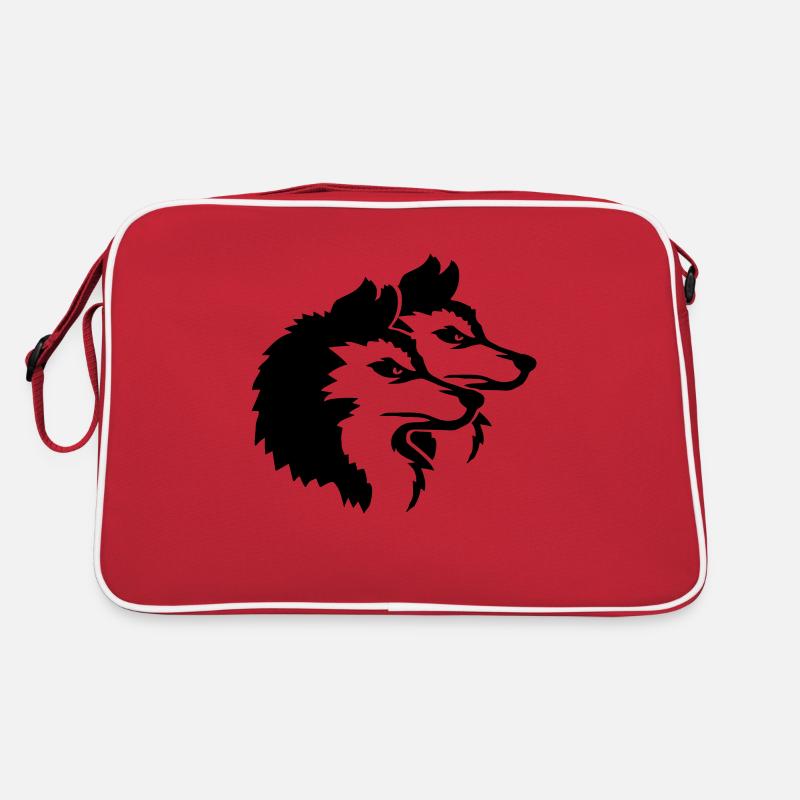 Alpha Wolf Pack Logo Retro Bag