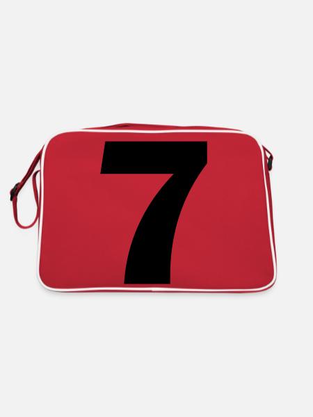 7 - Retro Tasche - Rot/Weiß