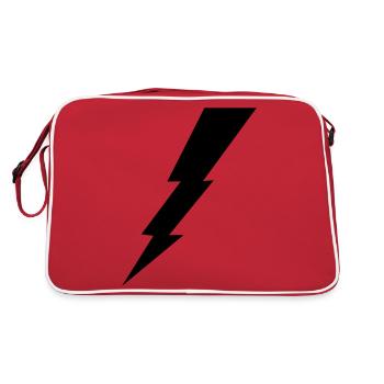 Flash éclair - Sac Retro - rouge/blanc - Dos