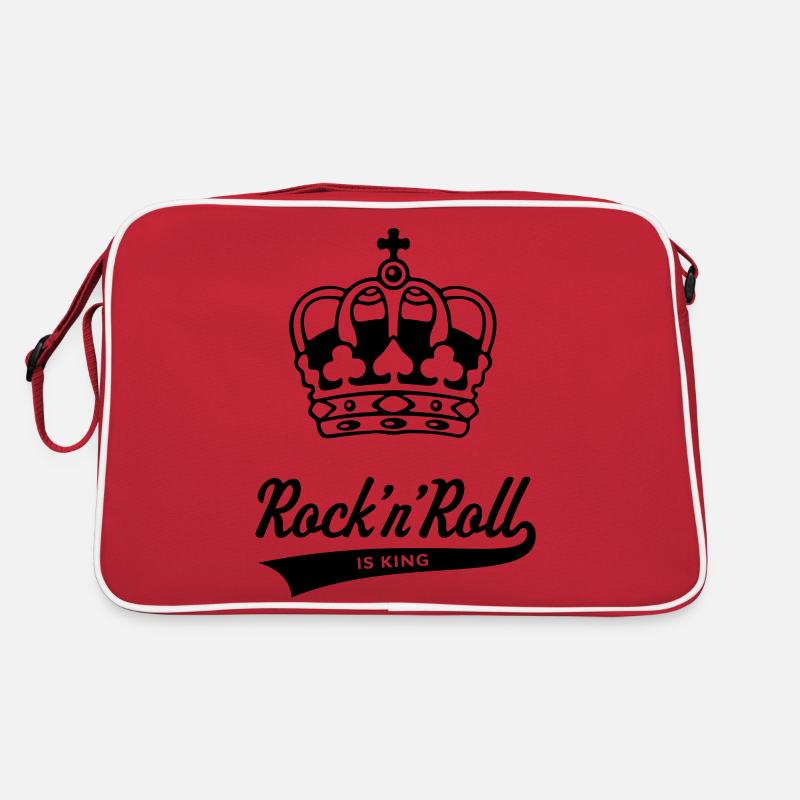 Rock 'n' Roll Is King Retro Tasche