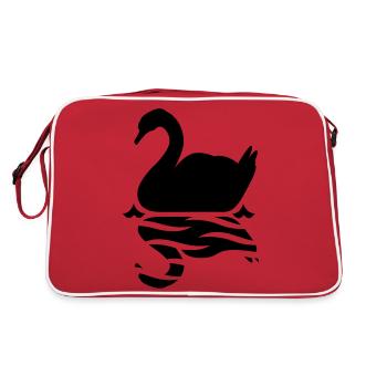 cygne - Sac Retro - rouge/blanc - Dos