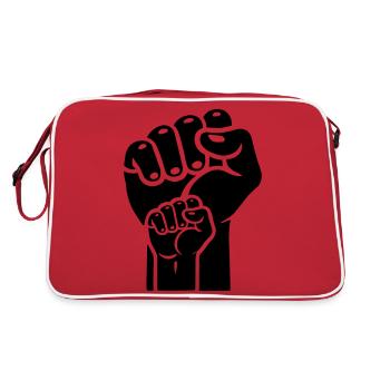 faust 2 - Retro Tasche - Rot/Weiß - Hinten