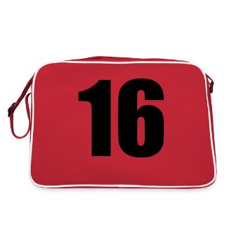 16 - Retro Bag - red/white - Back