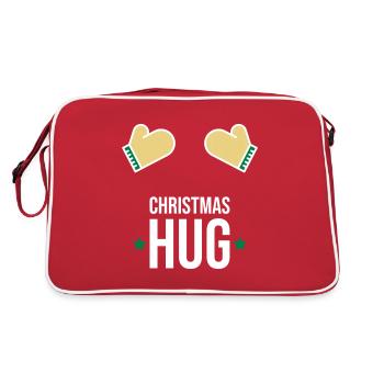 Noël Hug Gants d’hiver Cadeau - Sac Retro - rouge/blanc - Dos