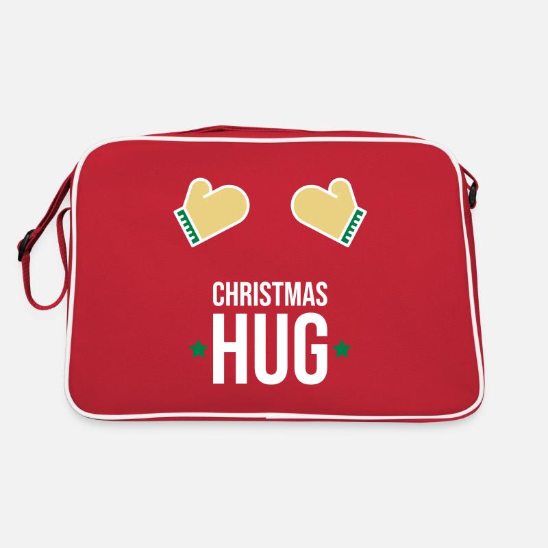 Weihnachten Umarmung Winter Handschuhe Geschenk Retro Tasche
